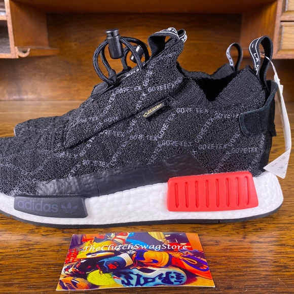 Adidas Originals NMD TS1 PK Mens Shoes Black Multi - Picture 4 of 6